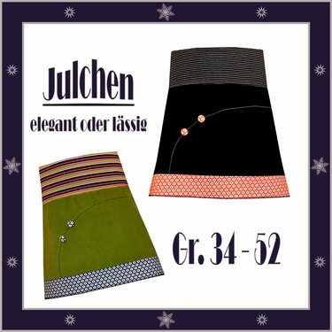 Nähanleitung Schnittmuster "Julchen-Linie" Gr. 34-52