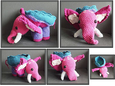 Geschenkidee Elefant - zum Muttertag oder Geburtstag - Häkeln