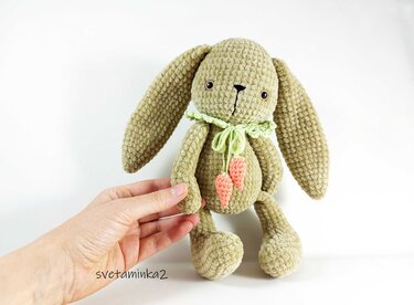 Crochet Bunny Pattern Amigurumi Bunny Pattern Crochet Rabbit / Hare