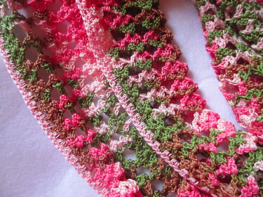 Bahama Mama infinity scarf - Crochet