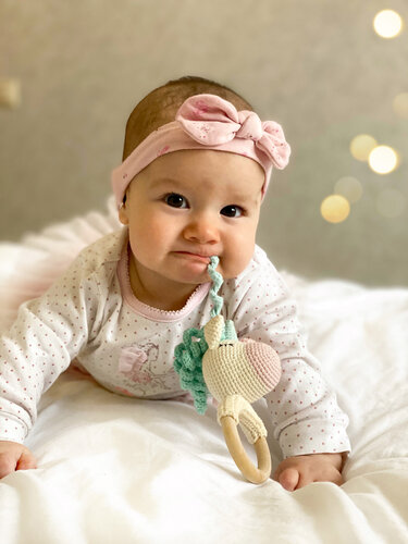 Baby teether toy Unicorn EASY Amigurumi Crochet Pattern (PDF file).