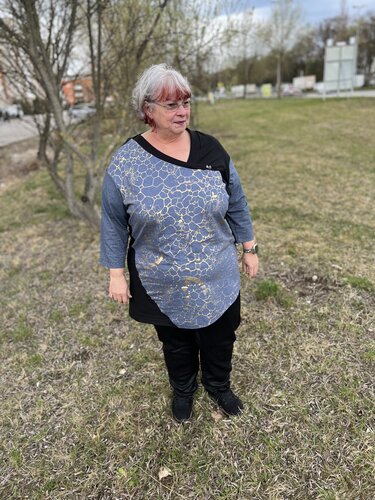 Asymmetrische Tunika Male Curvy von 38 - 54 - Bild 4