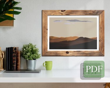 Hills > Cross Stitch Pattern PDF - Embroidery