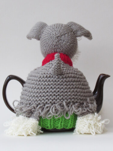 Miniature Schnauzer Tea Cosy Knitting Pattern