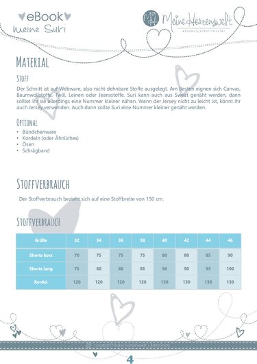 Shorts/Hose Damen – E-Book Schnittmuster Gr. 32-52 – Suri - Bild 12