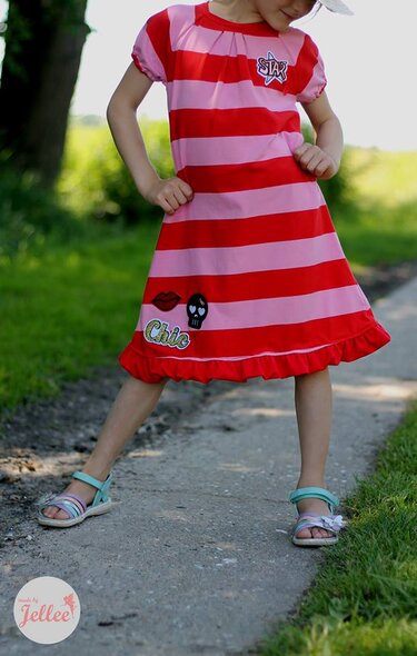 Kleid Kinder – E-Book Schnittmuster Gr. 74-140 – Yelva - Bild 14