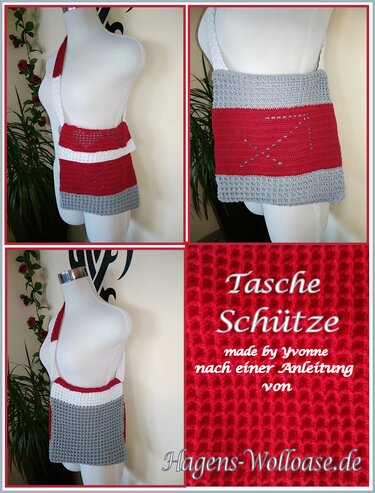 Häkelanleitung Tasche Sternzeichen "Schütze"