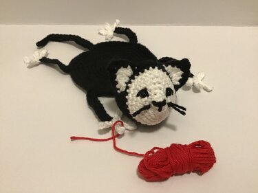 Häkelanleitung Untersetzer Carlo the Cat