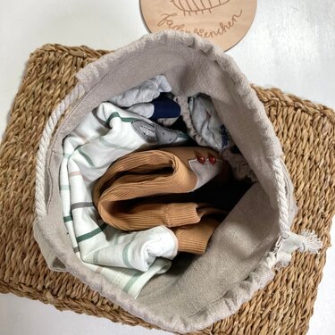 Projekttasche Pam mit Schnittmuster zum Ausdrucken - Nähen