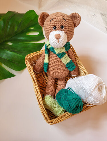 Crochet Pattern Barry - The Bear, Amigurumi