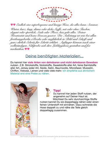 Nala bequeme Hose für Damen Sommer und Winter in 9 Größen und 8 Längen - Bild 5