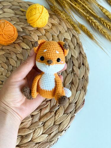 Crochet Fox pattern EASY Crochet Amigurumi Pattern (PDF file).