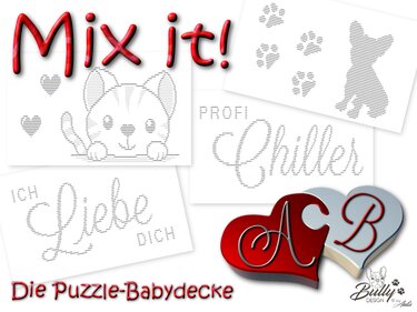 Mix it!  Die Puzzle-Babydecke - WELPE - Stricken