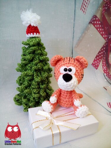 273 Crochet Pattern - Little Tiger - Amigurumi PDF file by Knittoy
