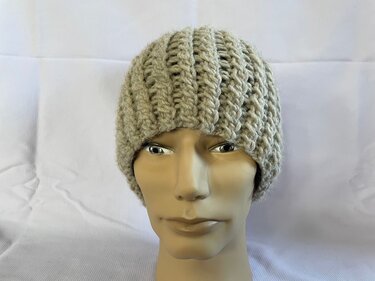 Strickanleitung Bommelmütze verkreuzt - Damen- & Herrenmütze - Bild 3