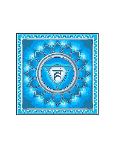 VISHUDDHA - THROAT CHAKRA - pattern for c2c crochet blanket