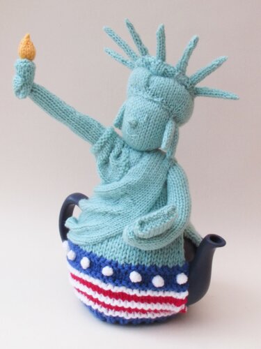 Statue of Liberty Tea Cosy Knitting Pattern
