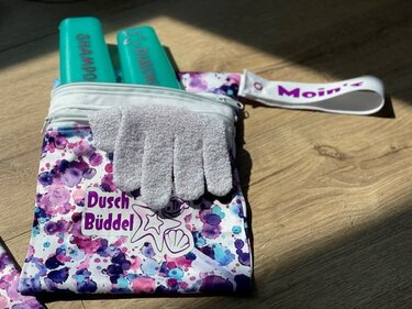 Wetbag Willy / Nasstasche nähen mit 1 oder 2 Reißverschlüssen