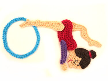 Gymnastic Crochet Applique pattern
