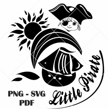 Clipart cricut digital Paper Pirat T-Shirt Druck Kartengestaltung Wandbild - Plotting