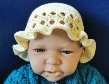 Baby-Sommerhut Soft - Häkelanleitung - Bild 3