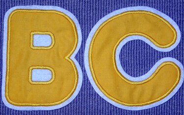 Stickdatei - 10cm Buchstaben und Zahlen Alphabet Zahl - Sticken