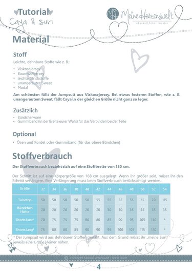 Jumpsuit/Tubetop/ Shorts E-Book Damen Schnittmuster Gr. 32-52 – Caya & Suri - Bild 2
