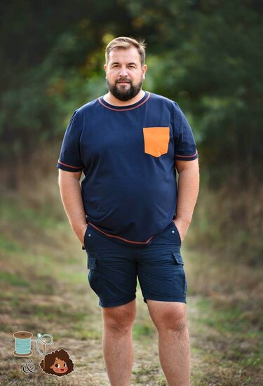 Shirt Herren – E-Book Schnittmuster Gr. XS-4XL – Theo - Nähen