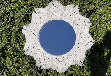 Makramee - DIY Wandspiegel - Macrame