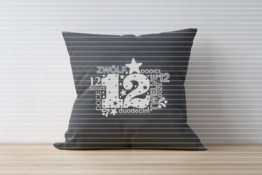 Zwölf Plotterdatei SVG DXF FCM - Plotting