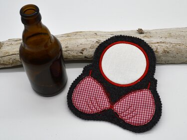 Stickdatei Papa Vatertag Mug Rug Tassenteppich BH 13x18cm - Sticken