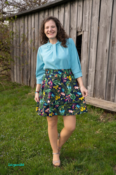 Schnittmuster Bluse Blüte der Vielfalt Gr. 32 - 62 - Bild 44