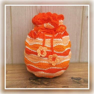 "Perfect Wave" - Crochetpattern Drawstring Pouch (3 different sizes) - Image 5