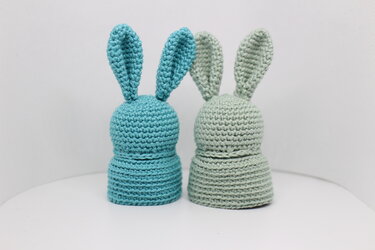 Osterhase/Hase Dekofigur Häkelanleitung