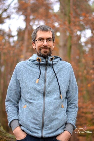 Sweatjacke Herren – E-Book Schnittmuster Gr. XS-4XL – sein Manuc #133 - Bild 2