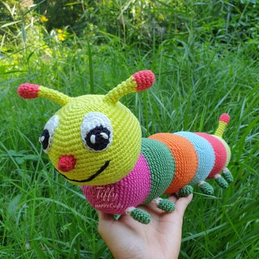 Simple Cute Caterpillar | Amigurumi Caterpillar Crochet Pattern PDF