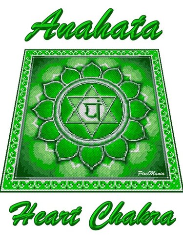 ANAHATA - HEART CHAKRA - pattern for sc crochet blanket