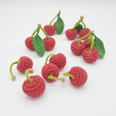 The Perfect Cherry | Amigurumi Fruit Crochet Pattern PDF
