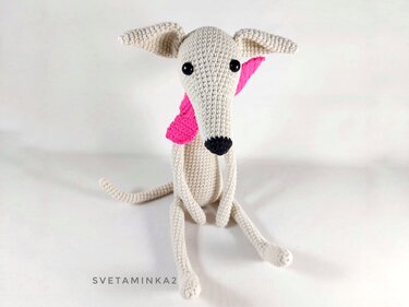 Whippet Crochet Pattern Greyhound Crochet Pattern Amigurumi Dog Pattern