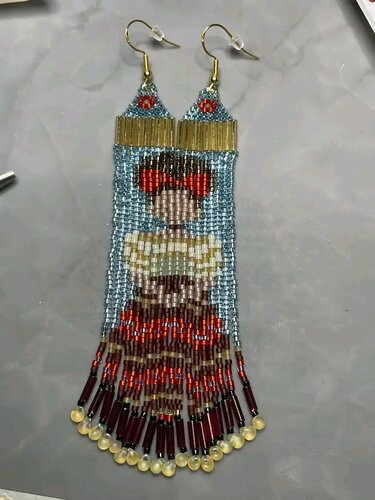 Dolores Madrigal Fringe Earrings Pattern - Crafts