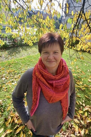 Dreiecktuch "Herbstglühen" - Bild 5