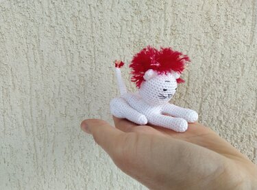 Bavovnyatko - clever monster, amigurumi character of Ukrainian folklore - Crochet