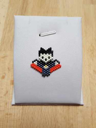 Schmuckanhänger kleiner Vampir / Charm / Ohrring - Basteln