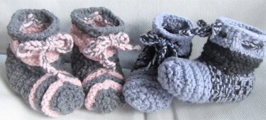 Strickanleitung_Kinder-Booties Gr. 25/26