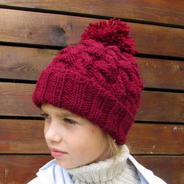 Knitted hat pattern - Knitting