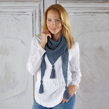 Strickanleitung Dreiecktuch "Cablé Gitti" 760052 - Bild 2