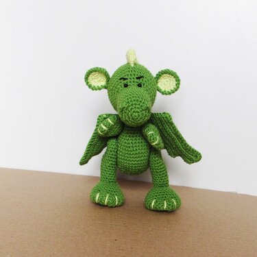 Crochet toy dragon pattern