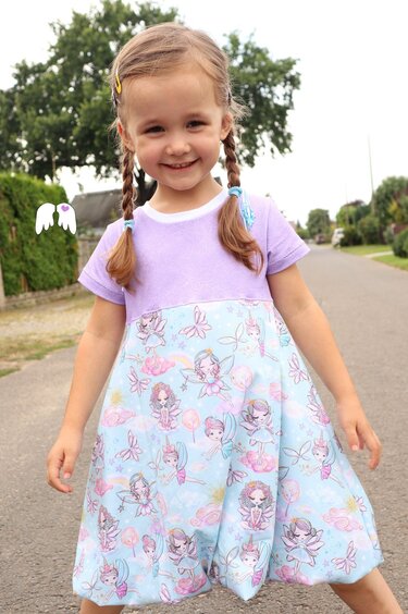 Ballonkleid Valerie Gr. 98 - 164 - Nähen