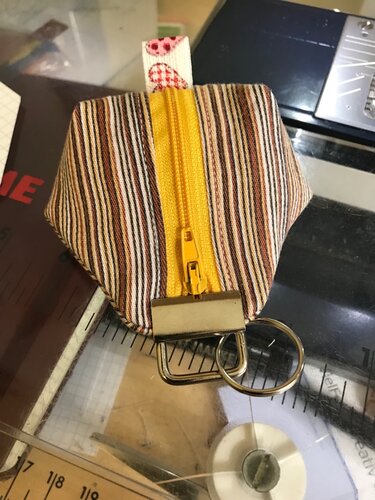 Schlüsselanhänger "Beutelchen" - Nähen