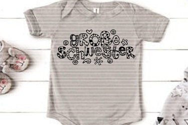 Große Schwester Plotterdatei SVG DXF FCM - Plotting